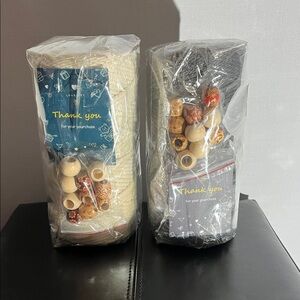 Macrame Cord & Beads /Craft Supplies Set